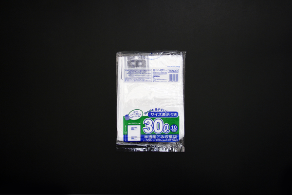 【ごみ袋】TSN30 容量表示入りポリ袋 30L